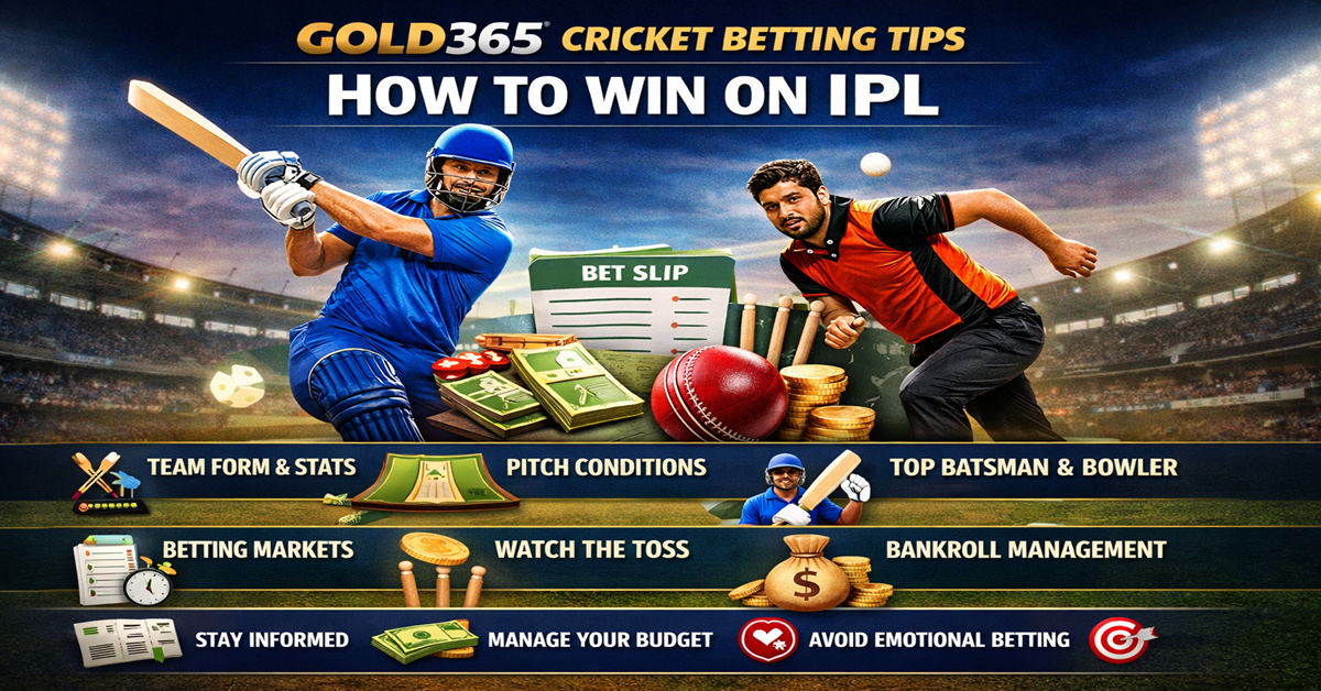 Gold365 Cricket Betting Tips