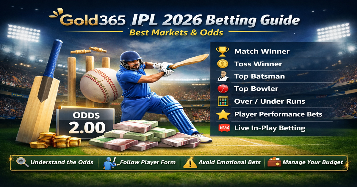 Gold365 IPL 2026 Betting Guide